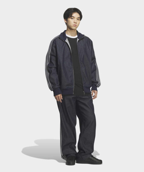 ADIDAS ADIDAS Denim Firebird Track Top - Indigo Denim