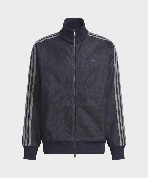 ADIDAS ADIDAS Denim Firebird Track Top - Indigo Denim