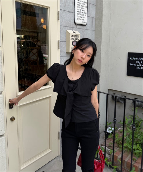 MIXXO MIXXO Bow Detail Blouse S