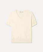 MIXXO MIXXO Knitwear V-neck short sleeve pullover (C)