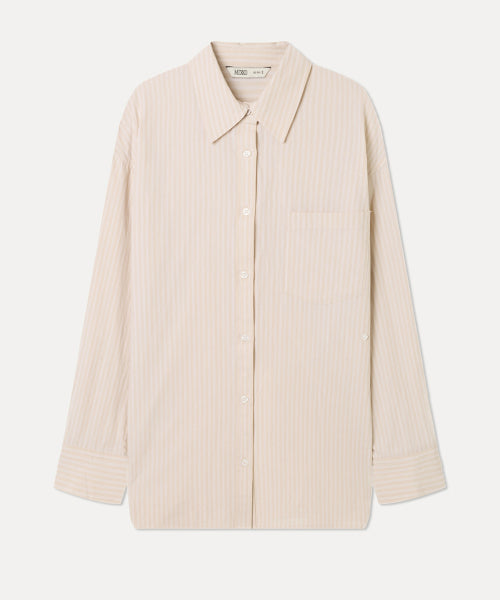 MIXXO MIXXO Striped Wrap Shirt C