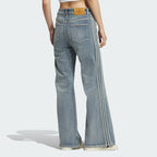 ADIDAS ADIDAS Washed Flare Pants - Light Denim