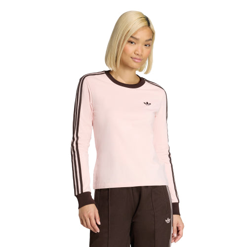 ADIDAS ADIDAS T-Shirt Long Sleeve Slim Fit - Sandy Pink