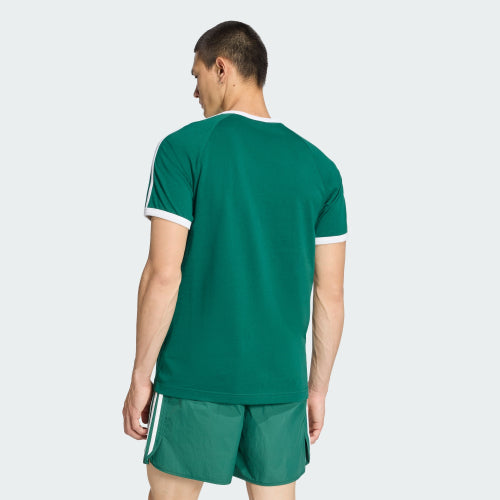 ADIDAS ADIDAS 3-Stripe Slim Ringer T-shirt - Green
