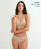 MUSINSA STANDARD WOMAN MUSINSA STANDARD WOMAN Women's Seamless Volume Boost Bra (Beige)