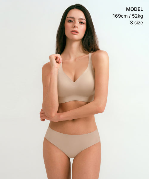 MUSINSA STANDARD WOMAN MUSINSA STANDARD WOMAN Women's Seamless Volume Boost Bra (Beige)