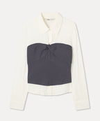 MIXXO MIXXO Twisted Bustier Blouse C