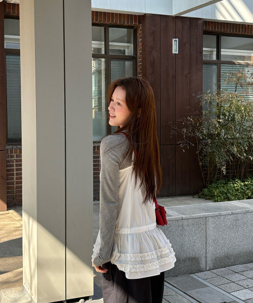 MIXXO MIXXO Layered Tank Top Blouse (C)