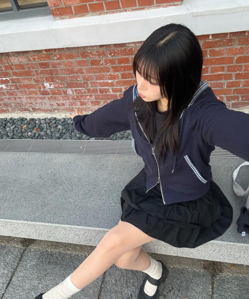 MIXXO MIXXO Hoodie Color Combination Jumper (C)