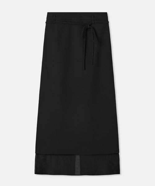 MIXXO MIXXO Belted Layered Skirt C/S