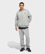 ADIDAS ADIDAS Basketball Full Zip Hoodie - Medium Gray Heather