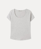 MIXXO MIXXO T-Shirt Ribbed U-neck (Size S)