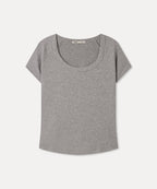 MIXXO MIXXO T-Shirt Ribbed U-neck (Size S)