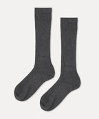 MIXXO MIXXO Knee Socks See-through Ribbed (C)
