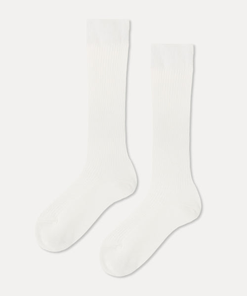 MIXXO MIXXO Knee Socks See-through Ribbed (C)