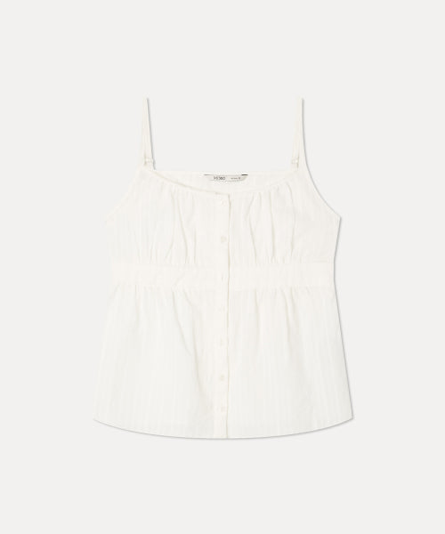 MIXXO MIXXO Shirring Tank Top Blouse C