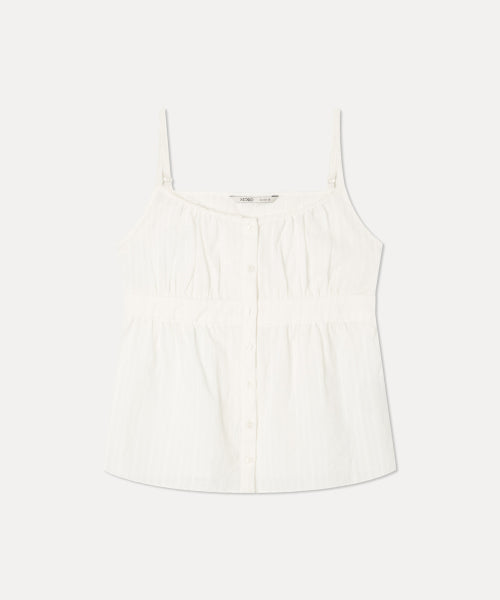 MIXXO MIXXO Shirring Tank Top Blouse C