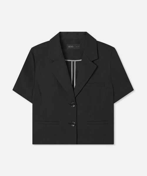 MIXXO MIXXO Jacket Cropped Short-Sleeved