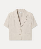 MIXXO MIXXO Jacket Cropped Short-Sleeved