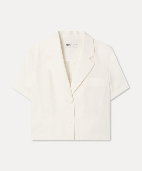 MIXXO MIXXO Jacket Cropped Short-Sleeved