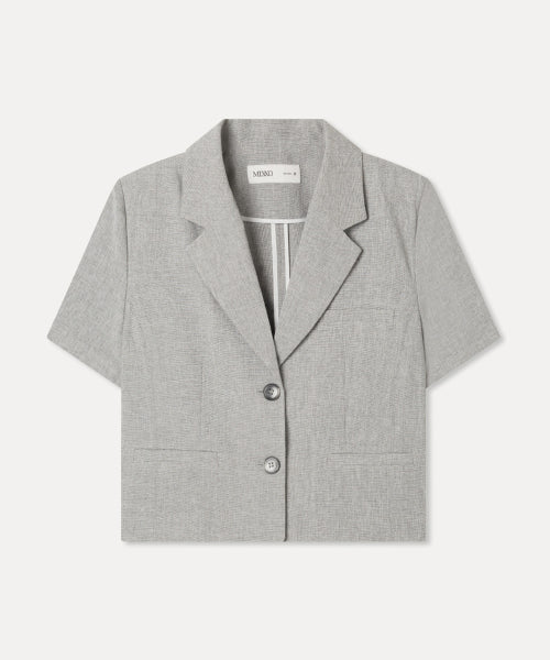 MIXXO MIXXO Jacket Cropped Short-Sleeved