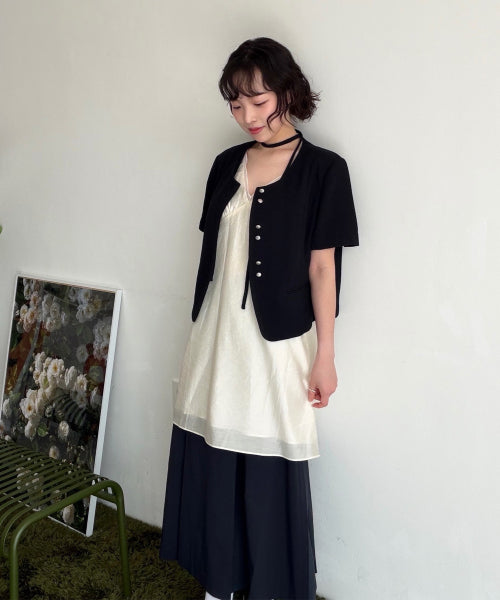 MIXXO MIXXO Jacket Short-Sleeved Tweed (C/S)