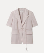 MIXXO MIXXO Tailored belted short sleeve jacket (C, S)
