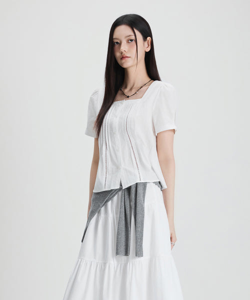 MIXXO MIXXO Square Neck Blouse C