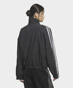 ADIDAS ADIDAS 3-Stripe Zip Track Top - Black