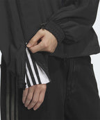 ADIDAS ADIDAS 3-Stripe Zip Track Top - Black