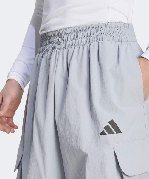 ADIDAS ADIDAS City Tech Windbreaker Pants - Silver:Black