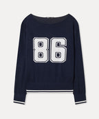 MIXXO MIXXO Knitwear Numbering Graphic Pullover