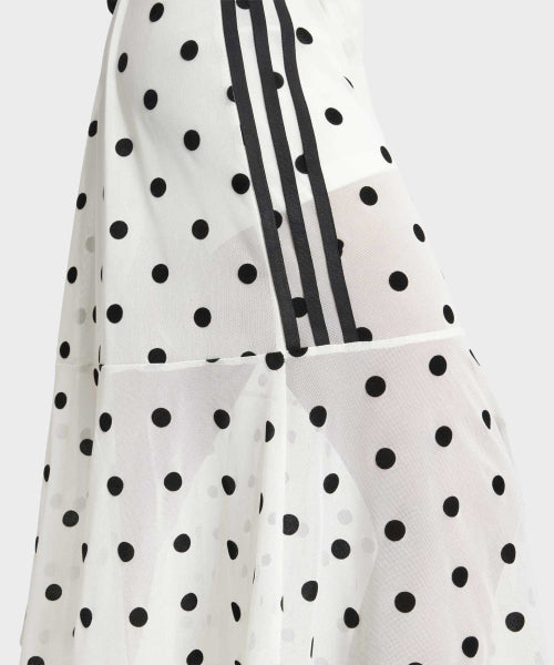 ADIDAS ADIDAS Sheer Polka Dot Skirt - White