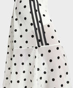 ADIDAS ADIDAS Sheer Polka Dot Skirt - White