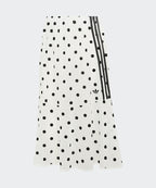 ADIDAS ADIDAS Sheer Polka Dot Skirt - White