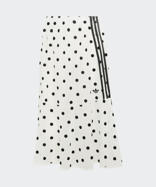 ADIDAS ADIDAS Sheer Polka Dot Skirt - White