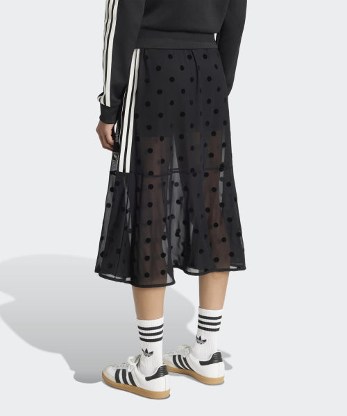 ADIDAS ADIDAS Sheer Polka Dot Skirt - Size L