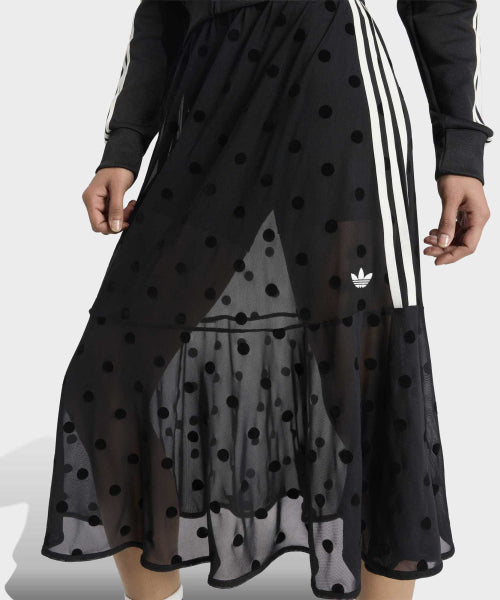 ADIDAS ADIDAS Sheer Polka Dot Skirt - Size L
