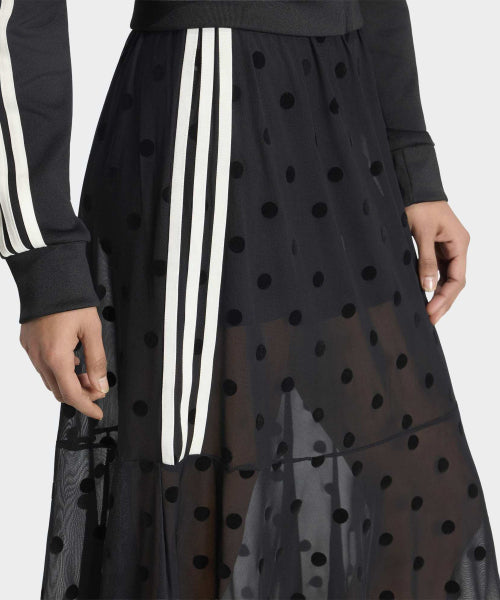 ADIDAS ADIDAS Sheer Polka Dot Skirt - Size L