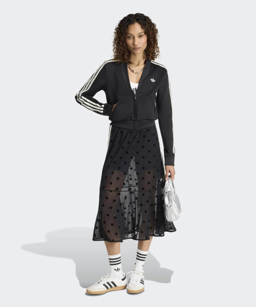 ADIDAS ADIDAS Sheer Polka Dot Skirt - Size L