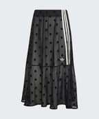 ADIDAS ADIDAS Sheer Polka Dot Skirt - Size L