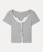 MIXXO MIXXO Frill Tank Top Cardigan S
