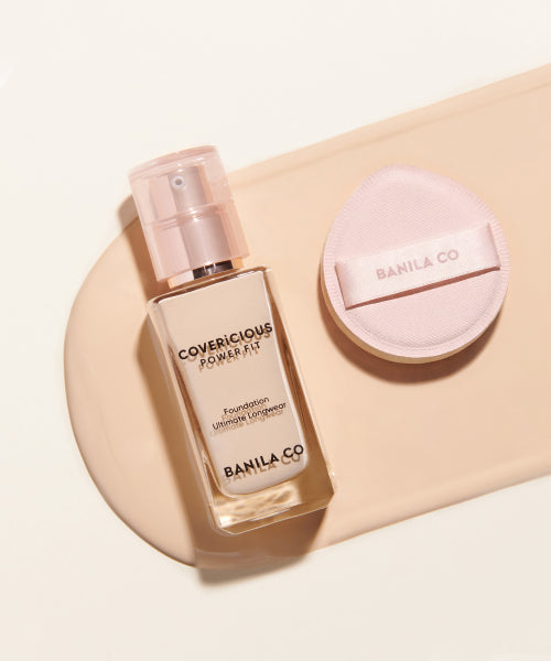 banila co banila co Covericious Power Fit Foundation + Cloud Puff 1P (Rose)