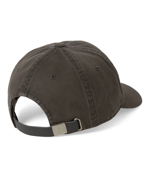 THISISNEVERTHAT THISISNEVERTHAT Overdyed That Applique Cap Washed Black