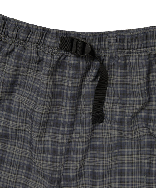 THISISNEVERTHAT THISISNEVERTHAT Belted Check Short Dark Navy