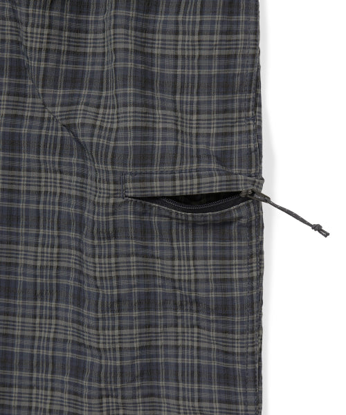 THISISNEVERTHAT THISISNEVERTHAT Belted Check Short Dark Navy