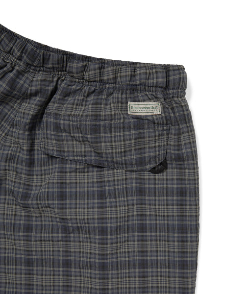 THISISNEVERTHAT THISISNEVERTHAT Belted Check Short Dark Navy