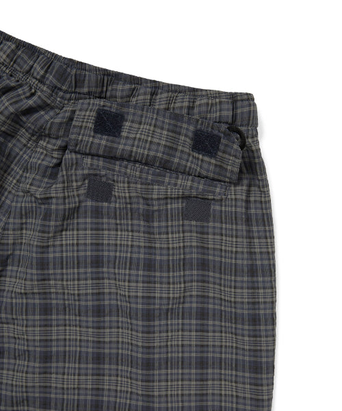 THISISNEVERTHAT THISISNEVERTHAT Belted Check Short Dark Navy