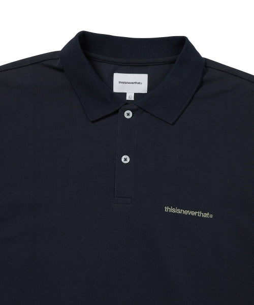 THISISNEVERTHAT THISISNEVERTHAT T-Shirt T-Logo S/S Jersey Polo Navy