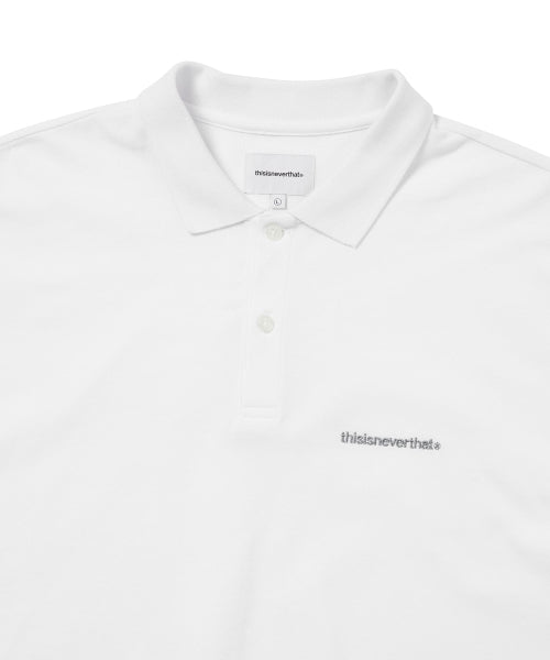 THISISNEVERTHAT THISISNEVERTHAT T-Shirt T-Logo S/S Jersey Polo White